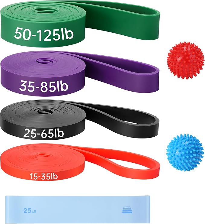 Resistance Bands for Working Out, Workout Bands, Training Bands Set, Pull Up Exercise Bands for Home Workouts, Full Body Training, Physical Therapy, Muscle Training, Strength Training.