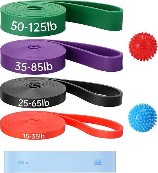 Resistance Bands for Working Out, Workout Bands, Training Bands Set, Pull Up Exercise Bands for Home Workouts, Full Body Training, Physical Therapy, Muscle Training, Strength Training.