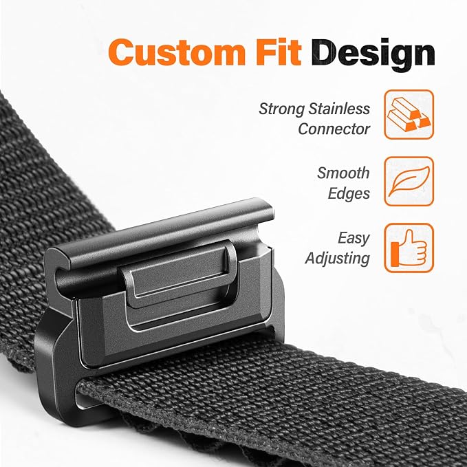 Alpine Loop Nylon Watch Band Compatible with Garmin Fenix 5X / 6X / 7X / 8 51mm, Quickfit 26mm Rugged Watch Bands for Garmin Fenix 8 Pro 51mm / 7X Pro / 6X Pro / 5X Plus, for Fenix 3, Tactix Delta