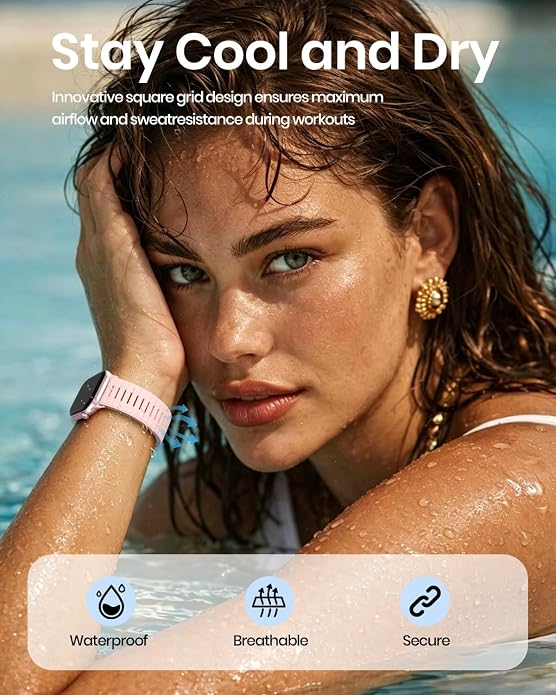 Magnetic Sport Bands Compatible with Apple Watch Bands for Men Women | Silicone Wristband 49mm 46mm 45mm 40mm 44mm 38mm 41mm 42mm, Replacement for iWatch Ultra Series 11 10 9 8 7 6 5 4 3 2 1 SE