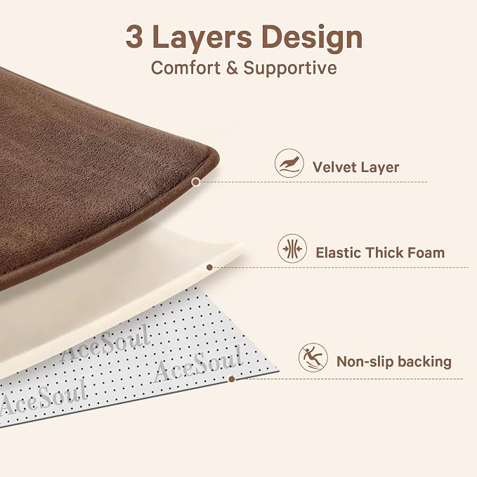 Baby Play Mat for Floor,Ultra Thick Elastic Foam 79"x158" Playmat Tummy Time Muscle Crawling Exercise Activity Cushion Gym Mat Nursery Playroom Area Kids Rug for Babies, Toddlers,Infants,Reddish Brown