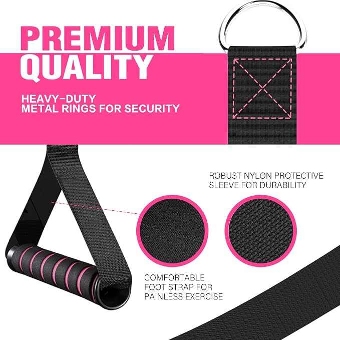 Bbtops Pilates Bar Kit with Resistance Bands,Pilates Bar with Stackable Bands Workout Equipment for Legs,Hip,Waist and Arm,Exercise Fitness Equipment for Women & Men Home Gym Yoga Pilates