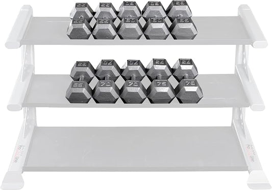 Body-Solid Cast Iron Hexagon Dumbbell, Hand Weights For Men and Women, Weight Dumbbells for Strength Training, Body Building Home Gym Training Gear