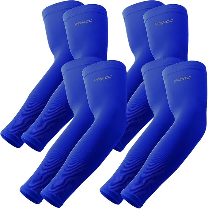 YQXCC Arm Sleeves Cooling UV Sun Protection Sport Compression for Men Women | UPF50, Tattoo Coverage, Lightweight, Breathable, Seamless Cover Arms, Daily Wear, Outdoor Work, Basketball Baseball Golf