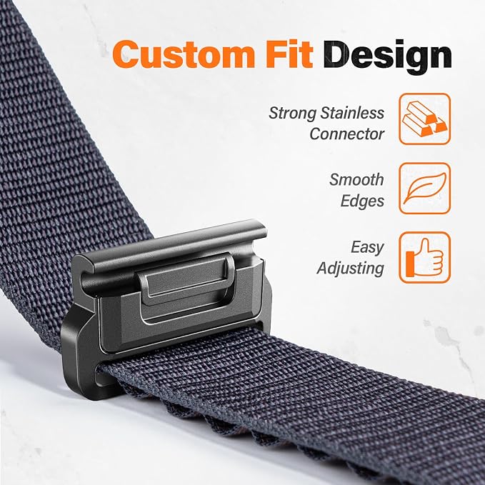 Alpine Loop Nylon Watch Band Compatible with Garmin Fenix 5X / 6X / 7X / 8 51mm, Quickfit 26mm Rugged Watch Bands for Garmin Fenix 8 Pro 51mm / 7X Pro / 6X Pro / 5X Plus, for Fenix 3, Tactix Delta