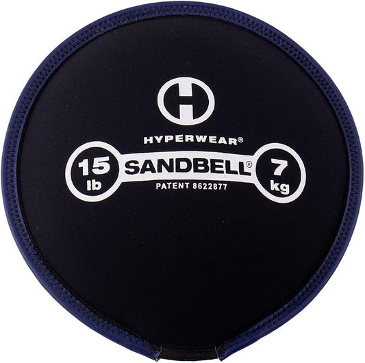 HYPERWEAR SandBell® Soft Sandbag Weight (2–50 lbs) – Pre-Filled with Clean USA Sand, Safe Soft Weight for Strength Training, HIIT, Functional Fitness, Rucking & Home Workouts