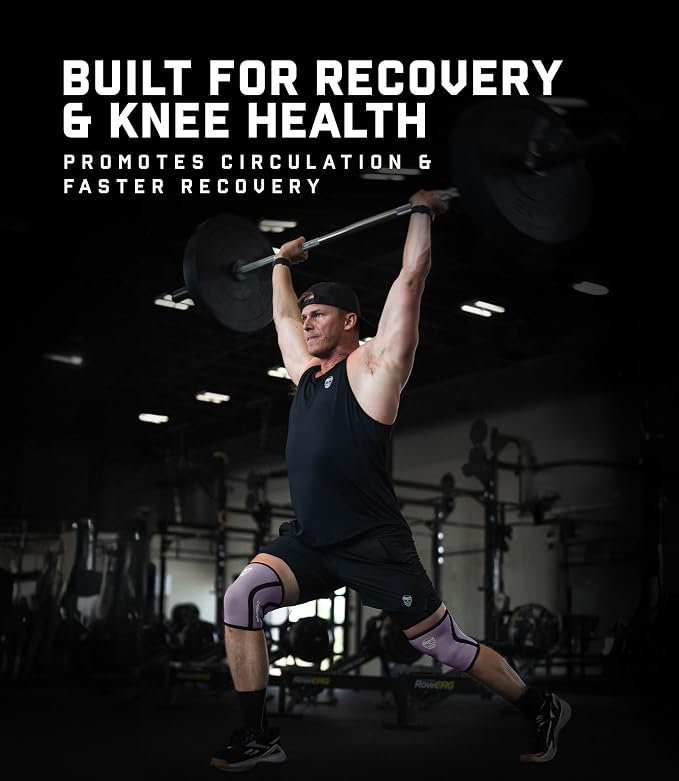 Gymreapers 5MM Knee Sleeves for Weightlifting, Squats, Powerlifting, and Functional Training – Compression Knee Support for Men & Women – Joint Protection & Recovery – Pair