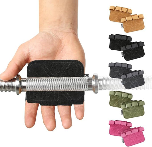 SUJAYU Leather Weight Lifting Gloves, Lifting Grips Weightlifting Gloves for Men Women, Weight Glove Gym Glove for Weightlifting Deadlift Exercise Pull-up