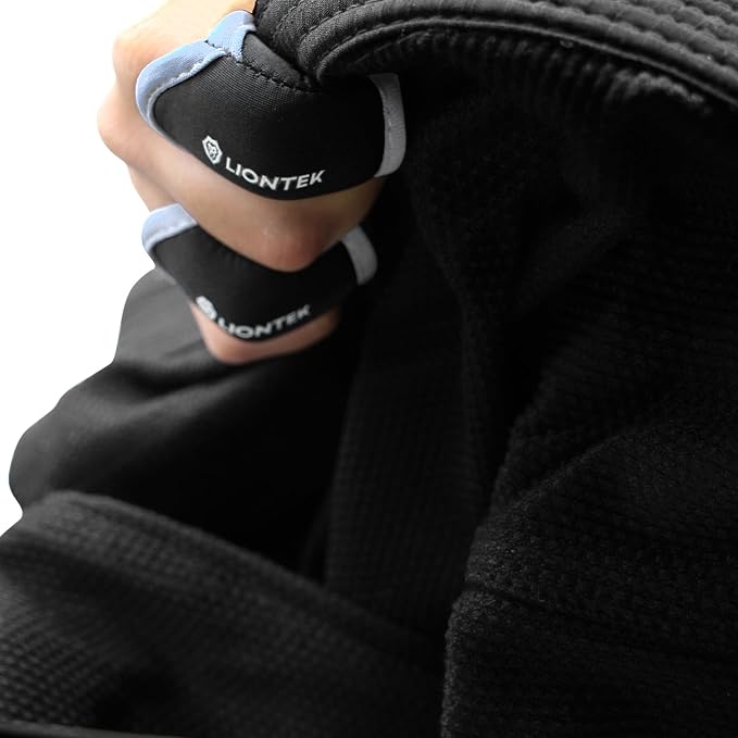 Single Finger Sleeve Pair - Sports Compression Finger Sleeve for BJJ, MMA, Basketball, Weight Lifting, and More