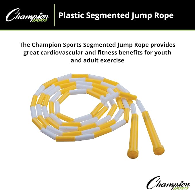Champion Sports Plastic Segmented Jump Rope