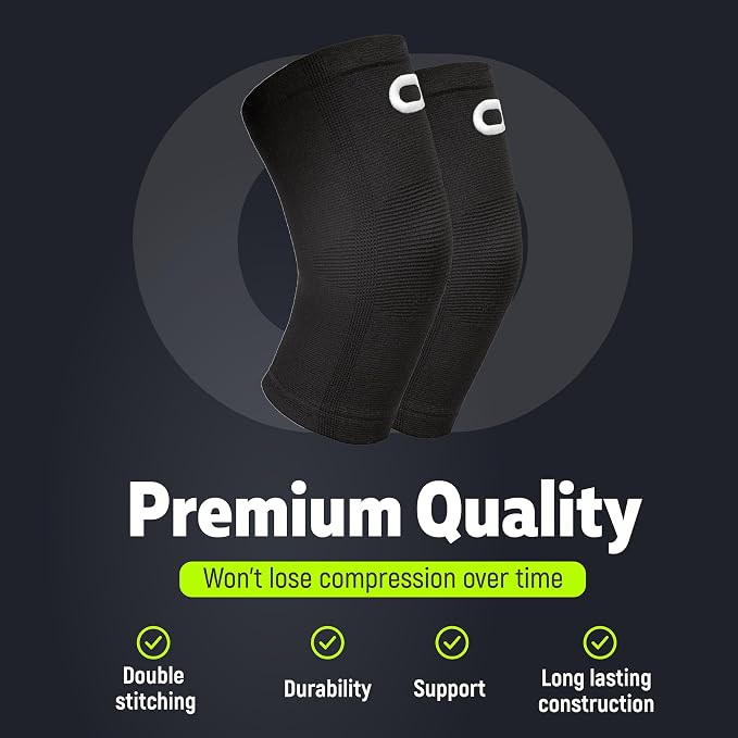 Elbow Brace for Women & Men (Pair) – Elbow Compression Sleeve for Tendonitis, Tennis Elbow & Golfers Elbow – Arm & Elbow Support for Arthritis, Bursitis, Weightlifting & Pain Relief