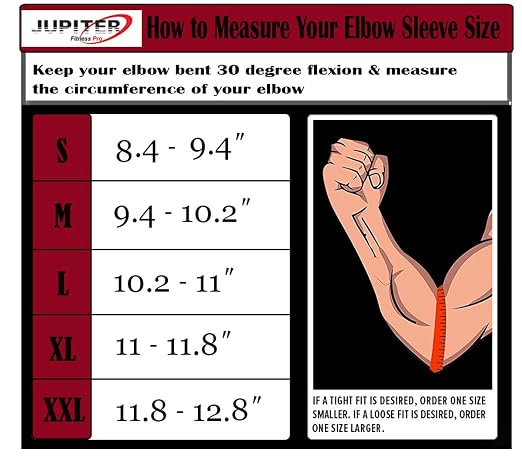 Jupiter Elbow Sleeves (1 Pair) Support & Compression for Weightlifting, Powerlifting, Tennis, Basketball - 5mm Neoprene Sleeve Perfect for Both Men & Women (X-Large, Grey Camo+)