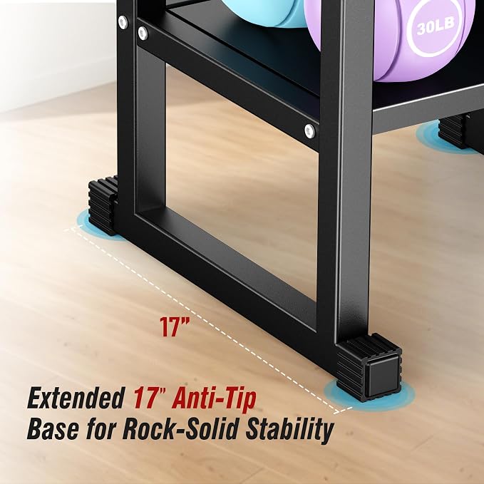 LBT Adjustable Dumbbell Stand, 600LB Rack for Home Gym, Rack Only