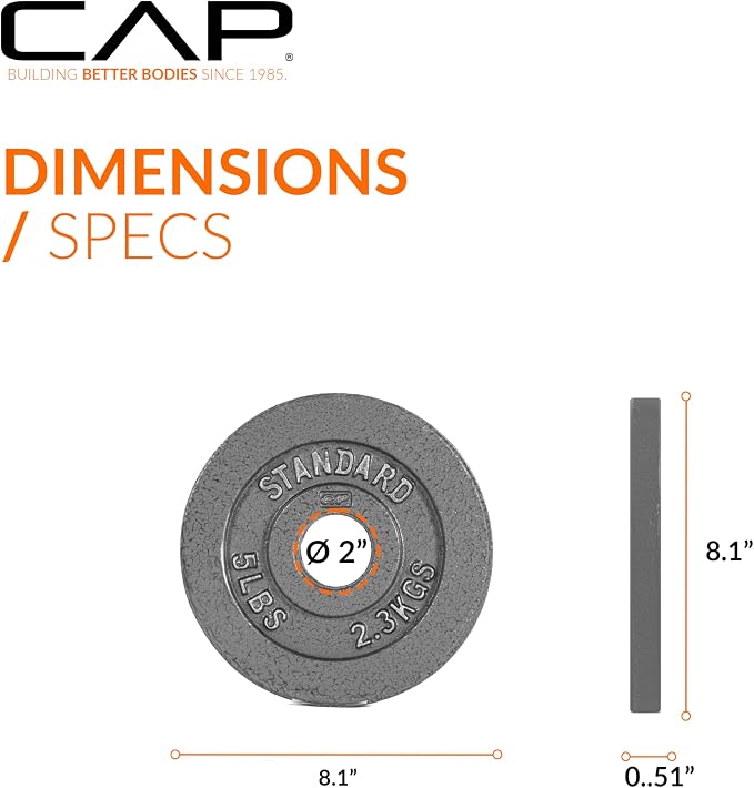 CAP Barbell 2-Inch Olympic Weight Plate | Multiple Options