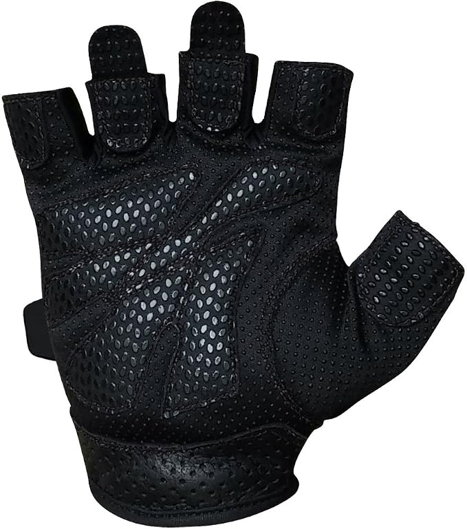 Meister Women's Fit Grip Weight Lifting Gloves w/Washable Amara Leather | Breathable no-slip palm padding for strength training, dumbbells, barbells, kettlebells and cross-training