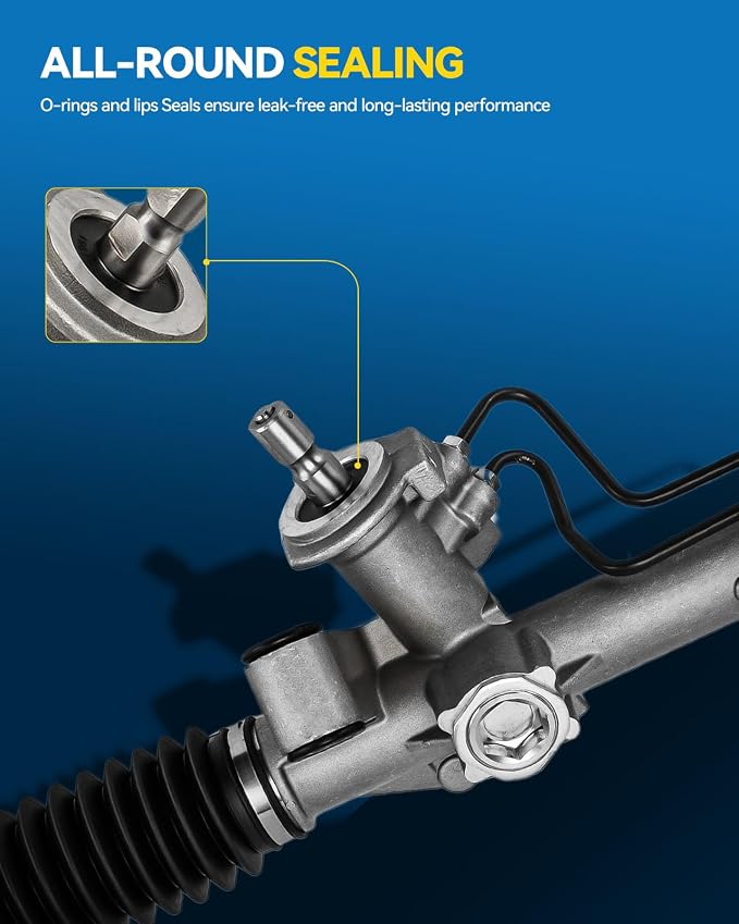 PHILTOP Power Steering Rack & Pinion Assembly for 2010 2011 2012 2013 Transit Connect, Hydraulic Power Steering, OEM Replacement 22-2108