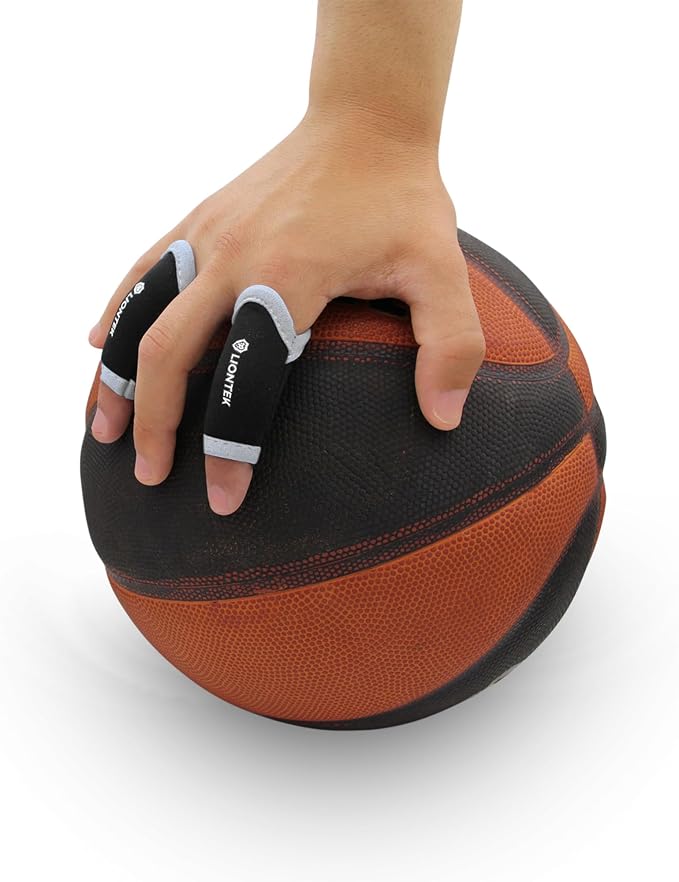 Single Finger Sleeve Pair - Sports Compression Finger Sleeve for BJJ, MMA, Basketball, Weight Lifting, and More