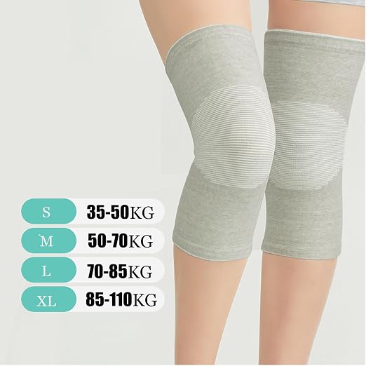 Bamboo Compression Knee Sleeve, Elastic Warm Knee Brace for Arthritis Men Women