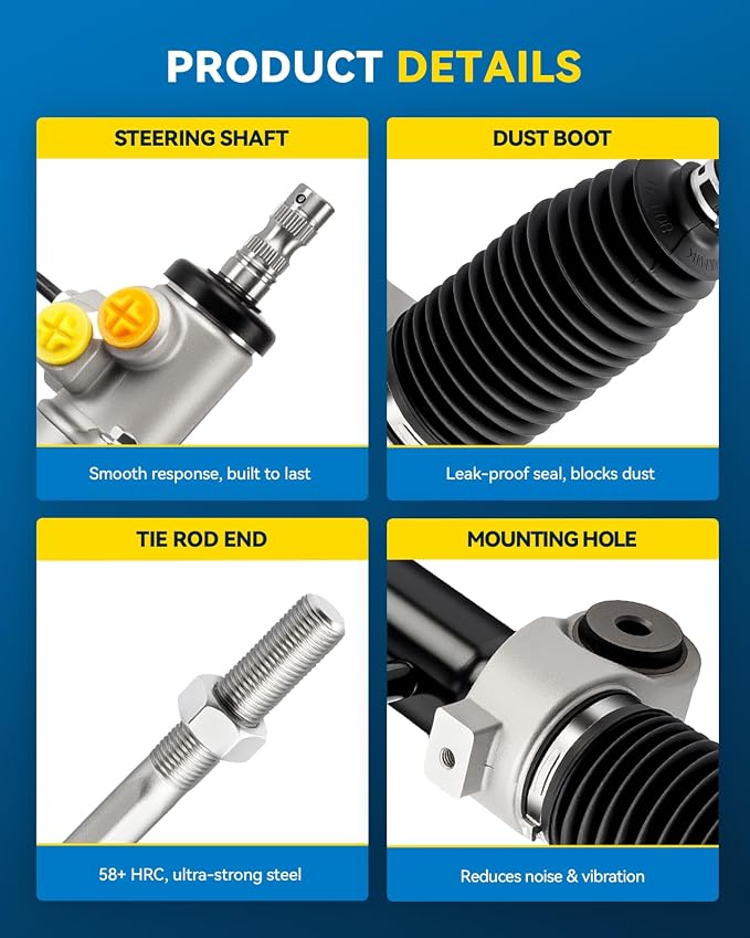 PHILTOP Steering Rack and Pinion for Camry, ES350, Avalon, ES330, Solara | 2002-2011 Camry, ES300, 2005-2012 ES350, Avalon, 2004-2008 Solara, ES330 Replace No.262632, 4550309420, 4550339135
