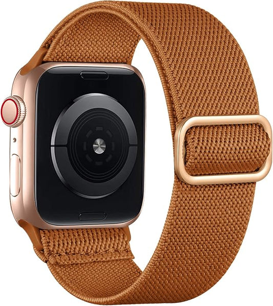 Lerobo Braided Band Compatible with Apple Watch Series 11 10 9 8 7 46mm 45mm 41mm Ultra SE 3 2 1 49mm Series 6 5 4 3 44mm 40mm 38mm 42mm Men iWatch Bands Women Stretchy Nylon Solo Loop Sport Strap