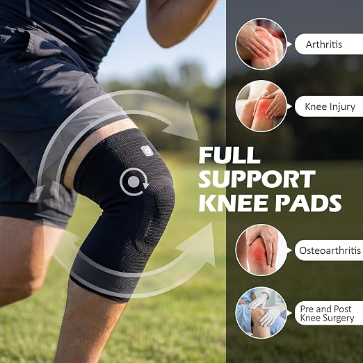 GOOGAH Knee Compression braces 1-Pack - Pain Relief Support for Arthritis, ACL & Meniscus Tears | Breathable Nylon Knee Sleeves for Men & Women | Sizes XXS-2XL