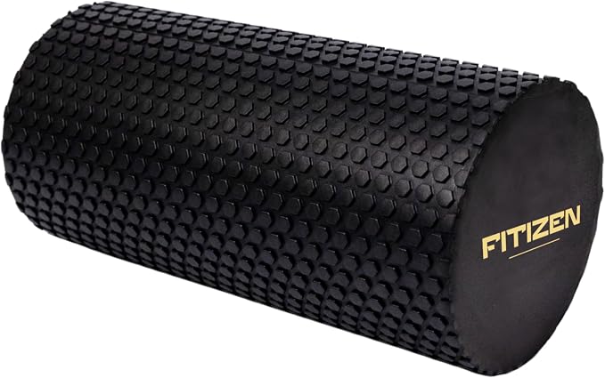 Fitizen Foam Roller – Muscle Massage Rehab Stiff Back Pain Physical Therapy Deep Tissue Firm Exercise Equipment Home Gym Stress Yoga Pilates for The Fit Citizen by FitNation
