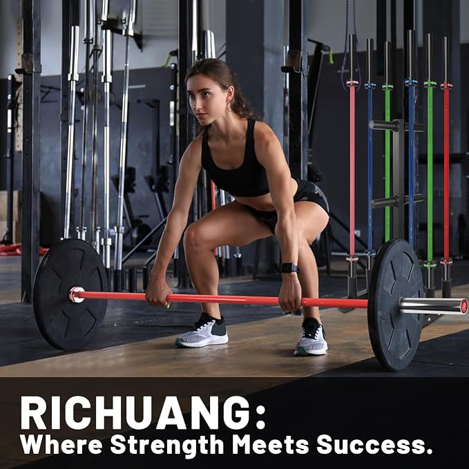 7ft Olympic Barbell 28mm 45lb – 500/700/1000LB Bar for Home Gym | Ceramic coated steel. Smooth spinning sleeves. Fits 2" plates. For snatch, clean and jerk, squats, deadlifts, bench press.