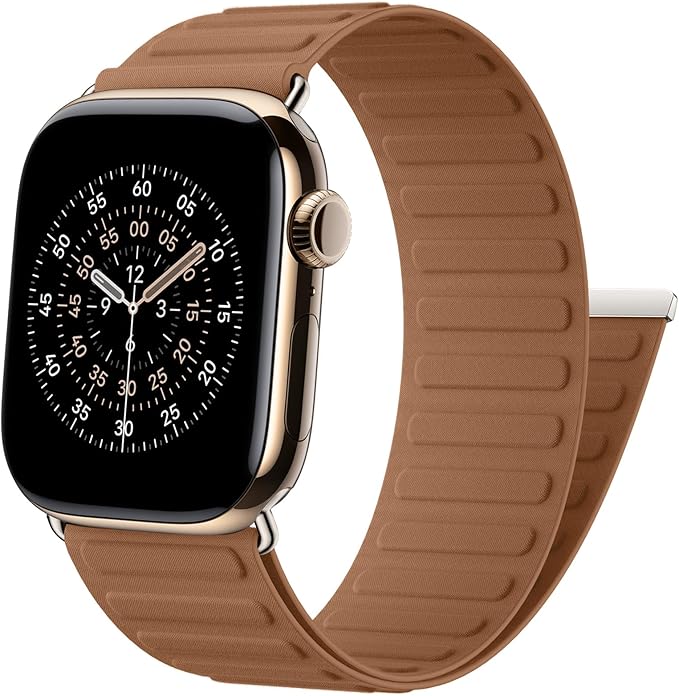 Magnetic Link Sport Band Compatible with Apple Watch Bands for Men Women | Patented Solo Loop Band 40mm 38mm 41mm 44mm 45mm 42mm 49mm, Sport Strap for iWatch Series 11 10 9 8 7 6 5 4 3 2 1 Ultra SE