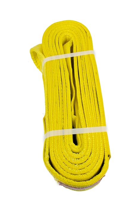 Kennedy Wire Rope & Sling Co. 4" x 18' 2-Ply Twist Eye Polyester Lifting Sling (Various Sizes in Listing) Made in The USA