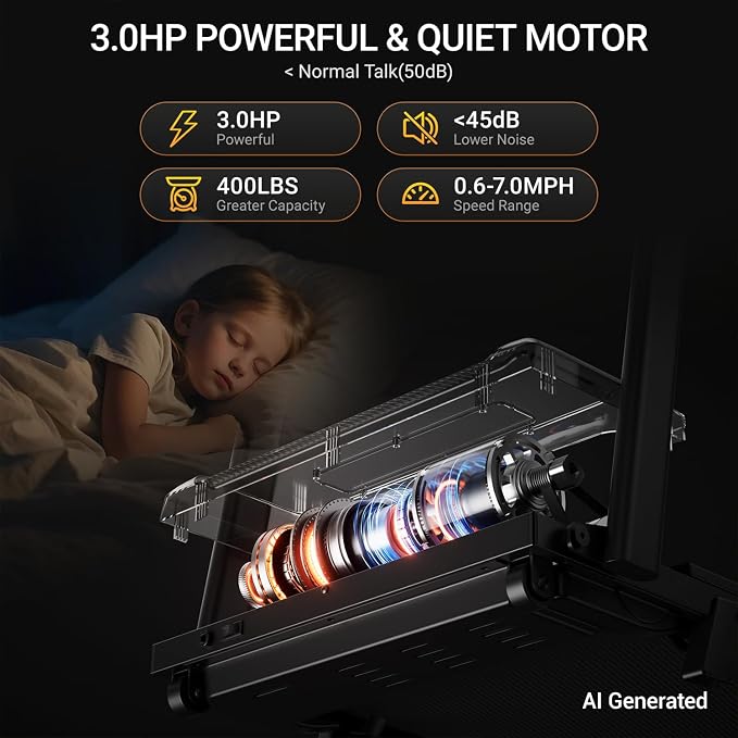 16% Foldable Incline Treadmills for Home, 12 Automatic Modes