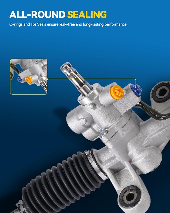 PHILTOP Power Steering Rack and Pinion Compatible with Honda Accord 2008 2009 2010 2011 2012 All Models, Hydraulic Rack and Pinion Replace 26-2746