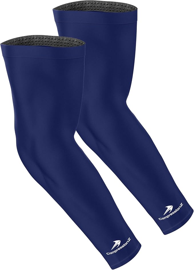 CompressionZ Youth Sports Arm Sleeves | Kids Cooling UV50+ Protection Volleyball Football Basketball Baseball - Boys & Girls