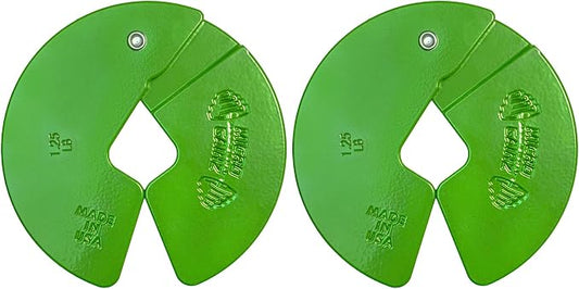 Micro Gainz 1.25LB Dumbbell Fractional Weight Plates, 2-Piece