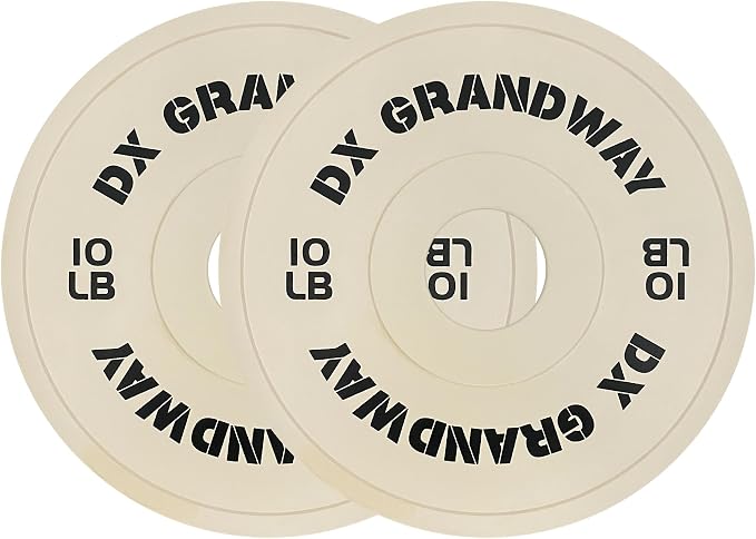 Fitness Change Weight Plates 1.25LB 2.5LB 5LB Pairs Support Plates Olympic Plates for Weight Lifting Bumper Weight Plates Steel Rubber Strength Training Weight Plates