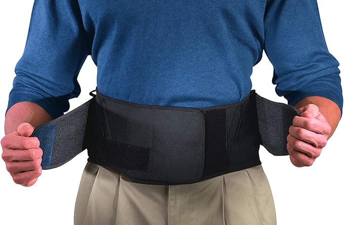 MUELLER Sports Medicine Lumbar Back Brace with Removable Pad, Ideal for Upper and Lower Back Pain, Relief & Support for Men and Women, Strains, Sciatica, Scoliosis