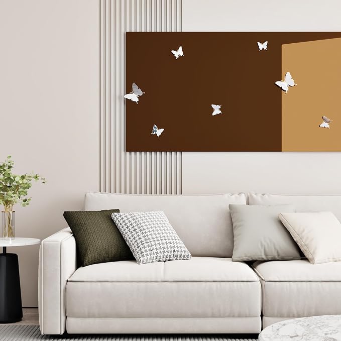 WESTICK Brown Mirror Wall Stickers 15.8"X394" Peel and Stick Reflective Mirror Wallpaper Stick on Mirrors for Wall Self Adhesive Mirrors Paper Vinyl Roll for DIY Gym Decor Refrigerator Wrap Countertop
