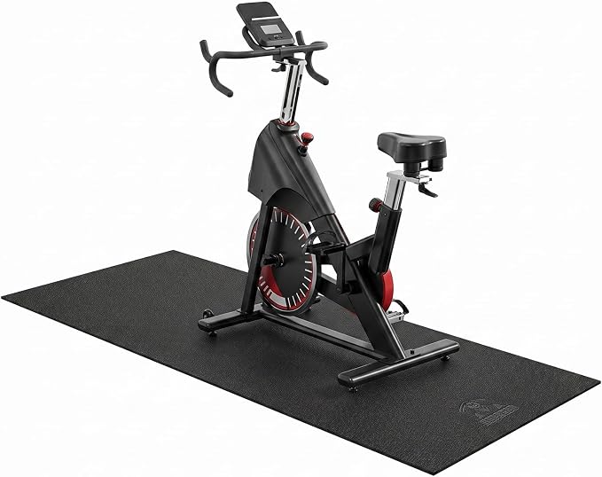 HAPBEAR Treadmill Mat, 55"x24"/68"x24"/79"x35.5" Non-Slip Foldable Exercise Equipment Mat for Walking Pad, Weight Bench, Noise Reducing Shock Absorbing Floor Protector for Home Gym, Carpet & Hardwood Floors