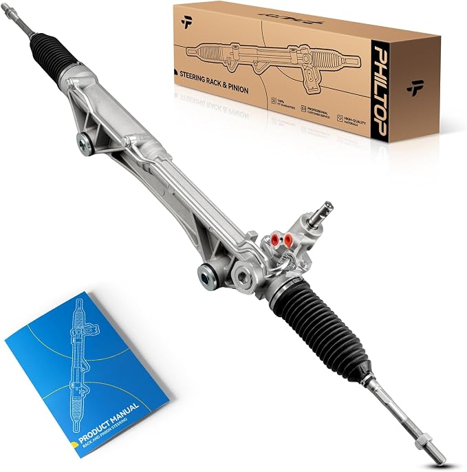 PHILTOP Power Steering Rack and Pinion Assembly for 2009-2010 F-150/Expedition, 2008-2010 Navigator, Hydraulic Power Steering Replaces OEM 22-2039