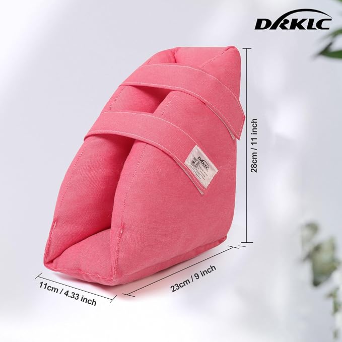 Heel Protector Cushion for Pressure Sores,Adjustable Foot Support Boot Surgery Recovery Supplies for Elderly Bedridden Pressure Ulcer Cushion Ankle Pillow for Bed, Wheelchairs