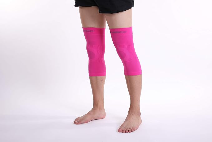 Doc Miller Knee Compression Sleeve Brace for Men & Women | Pair, Best Support for Workout, Running, ACL, Arthritis Pain Relief