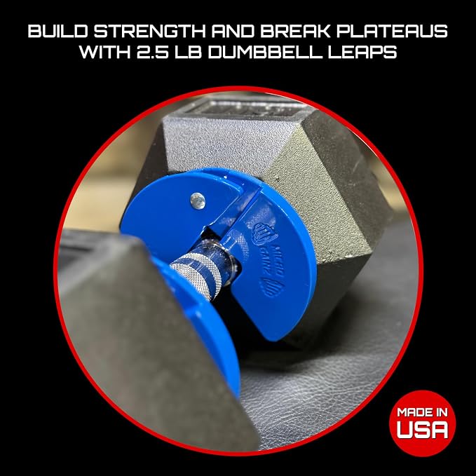 Micro Gainz 1.25LB Dumbbell Fractional Weight Plates, 2-Piece