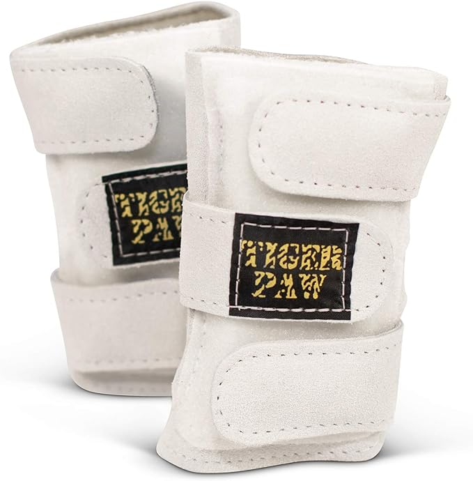 Tiger Paw Authentic Gymnastics Wrist Supports (Sold in Pairs) - Original Competition-Grade Gymnastics Wrist Guards, Wrist Support Braces, Adjustable, Made in USA Hand Wraps