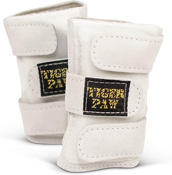 Tiger Paw Authentic Gymnastics Wrist Supports (Sold in Pairs) - Original Competition-Grade Gymnastics Wrist Guards, Wrist Support Braces, Adjustable, Made in USA Hand Wraps