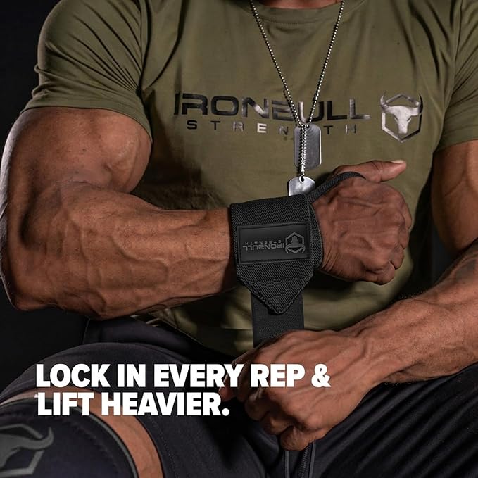 Wrist Wraps for Weightlifting (USPA & IPL Approved) - 18” Premium Quality Wrist Straps for Weightlifting - Weight Lifting Wrist Wraps with Thumb Loop - Best Gym Wrist Wraps for Lifting Weights, Curls & Dips - Lifting Wrist Wraps for Bench, Powerlifting...