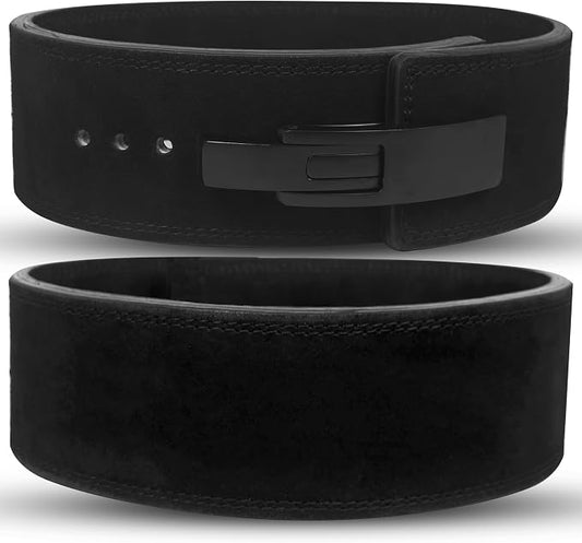 RAD Lever Weight Lifting Gym Belt for Men & Women Size 63 TO107 CM,Thick 10MM & Width 4 Inch Lever Powerlifting Belts for Women Dead Lift Workout Belt Leather Weight Lifting Lever Gym Squat Belt