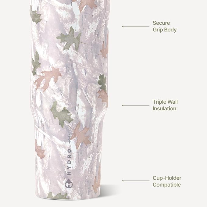 HydroJug Sport 40 oz Insulated Stainless Steel Water Bottle, Camo
