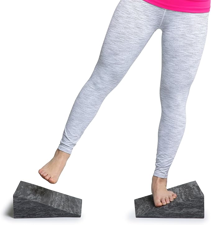 OPTP PRO-Slant – Professional Foam Incline Squat Wedge Pair and Slant Board for Squats- Workout Squat Wedges for Rehabilitation and Stretching of the Calf, Ankle and Foot | Workout squat wedges for rehabilitation and stretching of the calf, ankle and f...
