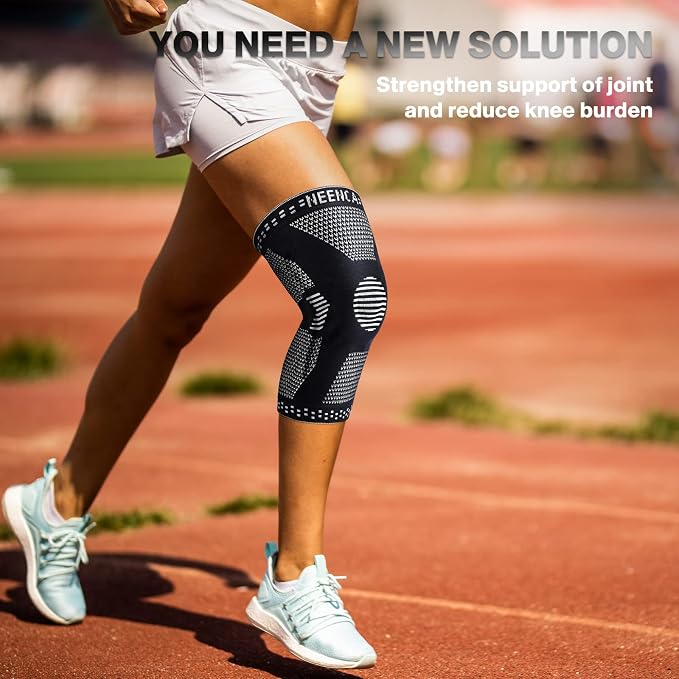 NEENCA Professional Knee Brace, Medical Knee Support for Women & Men Relief | Patented Patella Gel Pad & Side Stabilizers, Compression Sleeve for Knee Pain, Swelling, ACL, PCL, Arthritis, Sports, Workout