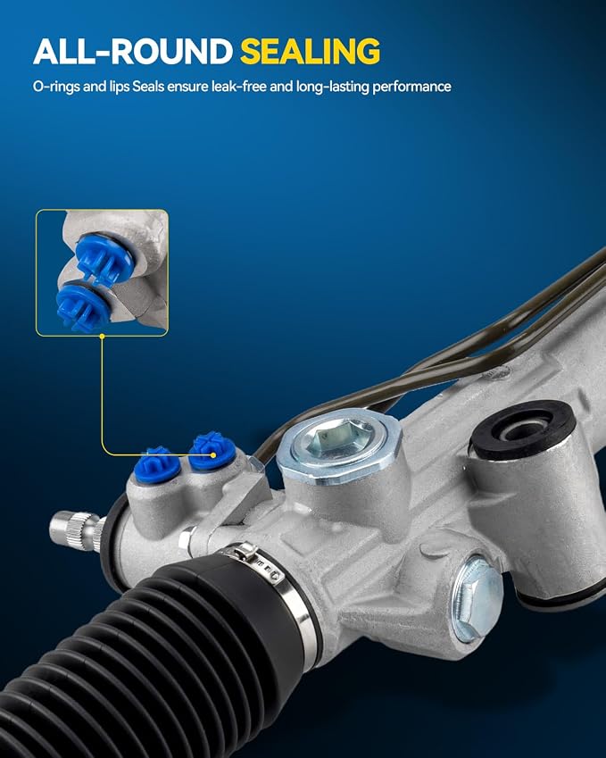 PHILTOP Power Steering Rack and Pinion Assembly Compatible with Sequoia 2001-2007,Tundra 2000-2006 Replace # 442500C041 261618