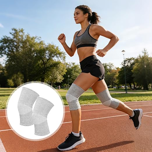 Onecompress - One compress Premium Bamboo Knee Sleeve 2-pack Original(Large(76-91KG))